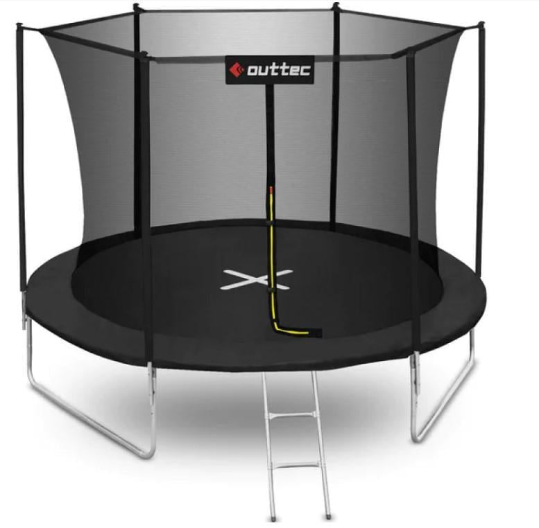 Батут с внутренней сеткой Outtec Inside Net 10 футов 305 см Черный (V312182)