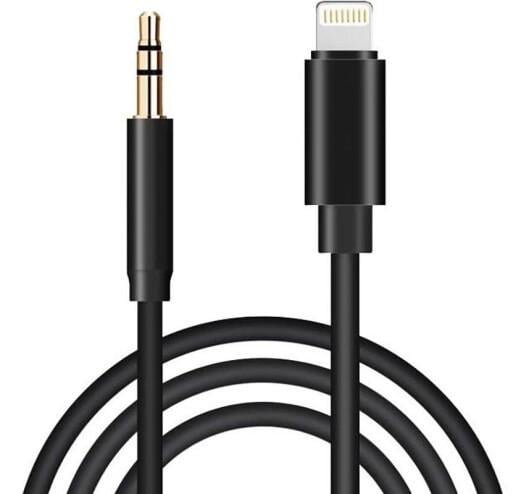 Кабель Celebrat AU-04 AUX 3,5 мм to Lightning