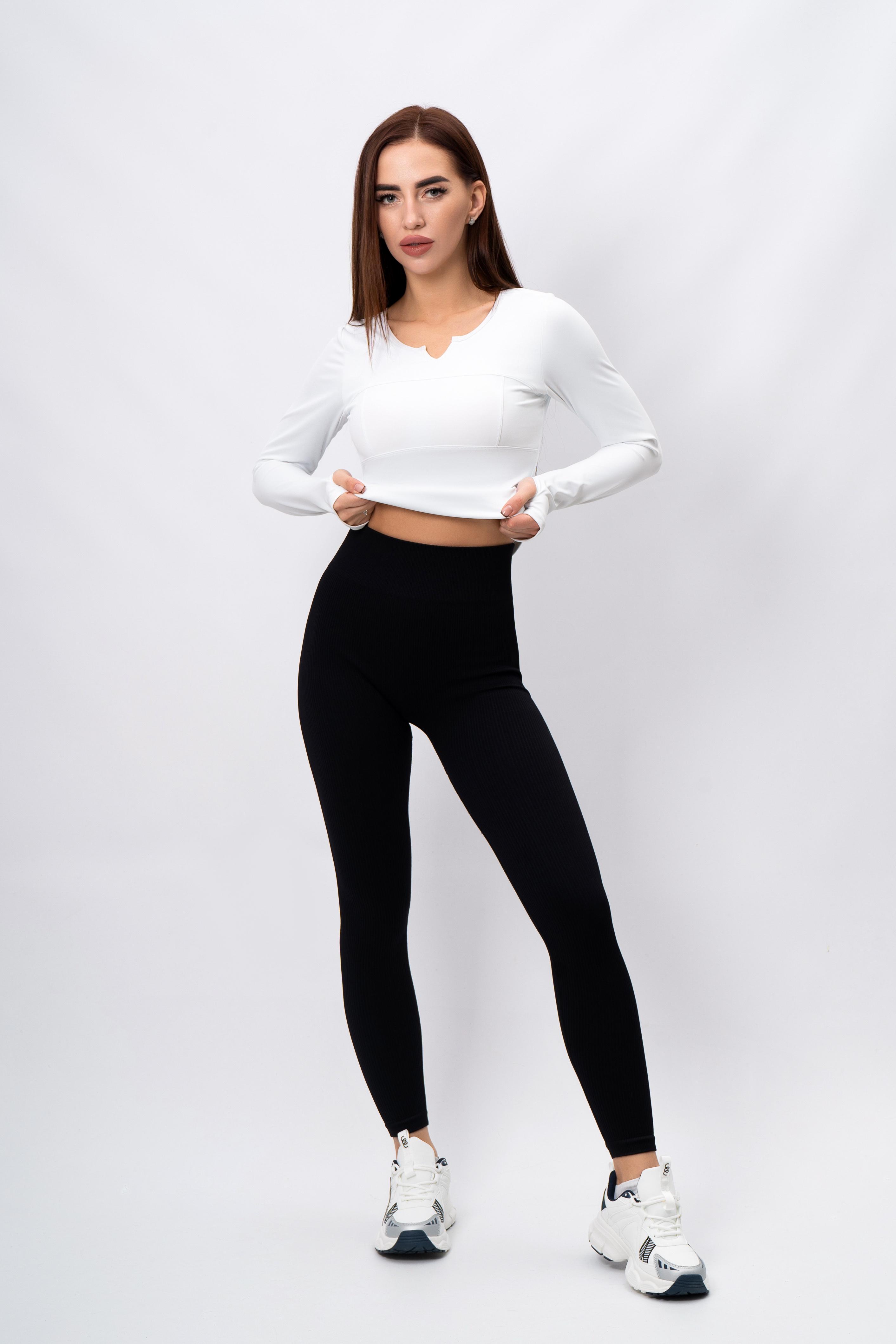 Леггинсы женские спортивные Where Uwear 346927 M/L Черный (346927_M/L)