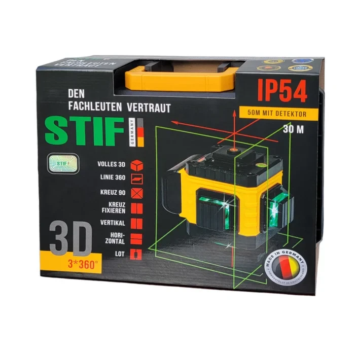 Уровень STIF Germany BL-05 3D с микролифтом