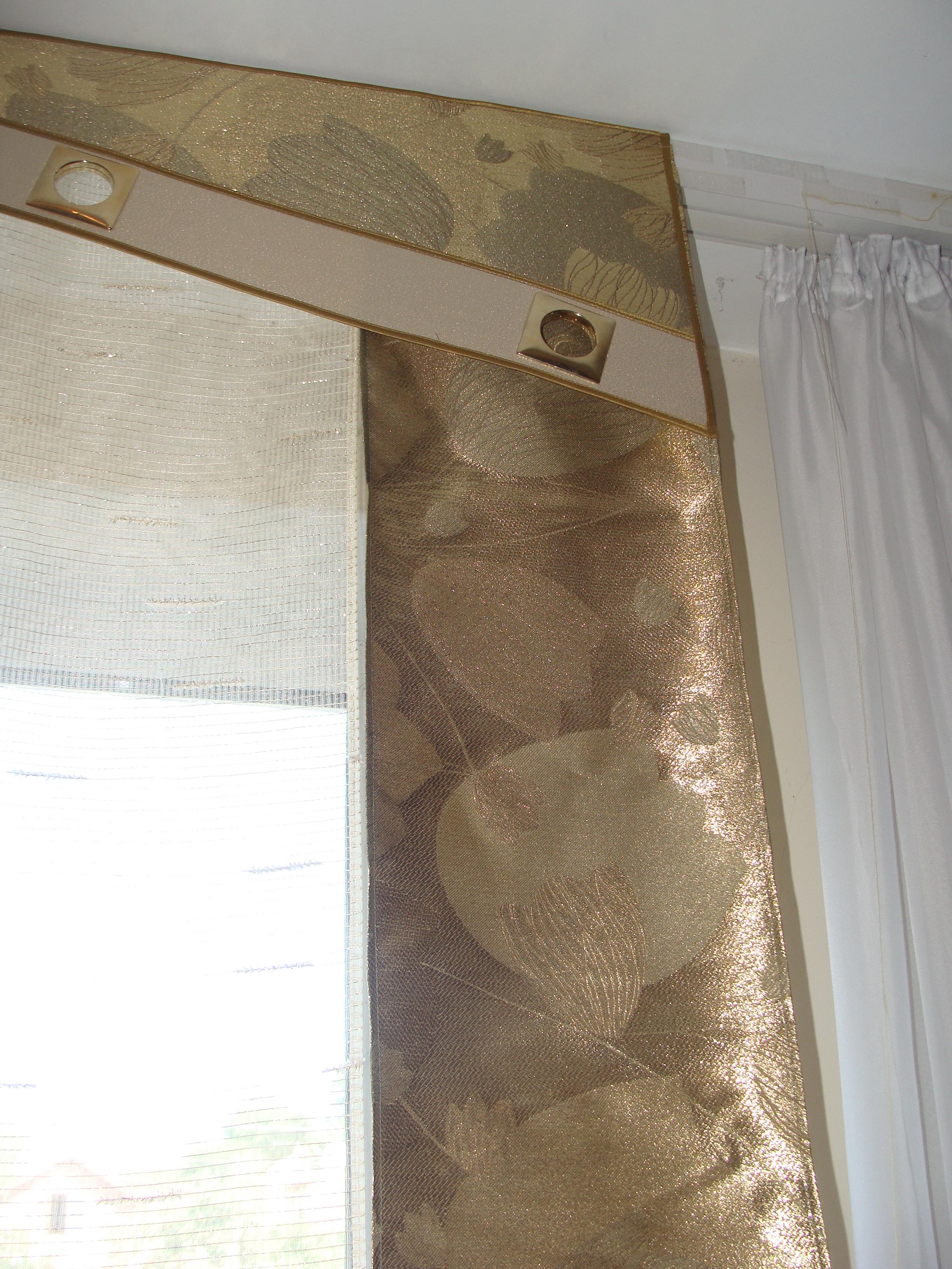 Комплект панельных занавесок Firanka Тюльпаны 5 шт. с жестким ламбрекеном из двух частей/карниз 200 см Салатовый с золотистым (23_3п) - фото 4 Комплект панельных занавесок Firanka Тюльпаны 5 шт. с жестким ламбрекеном из двух частей/карниз 200 см Салатовый с золотистым (23_3п) - фото 4