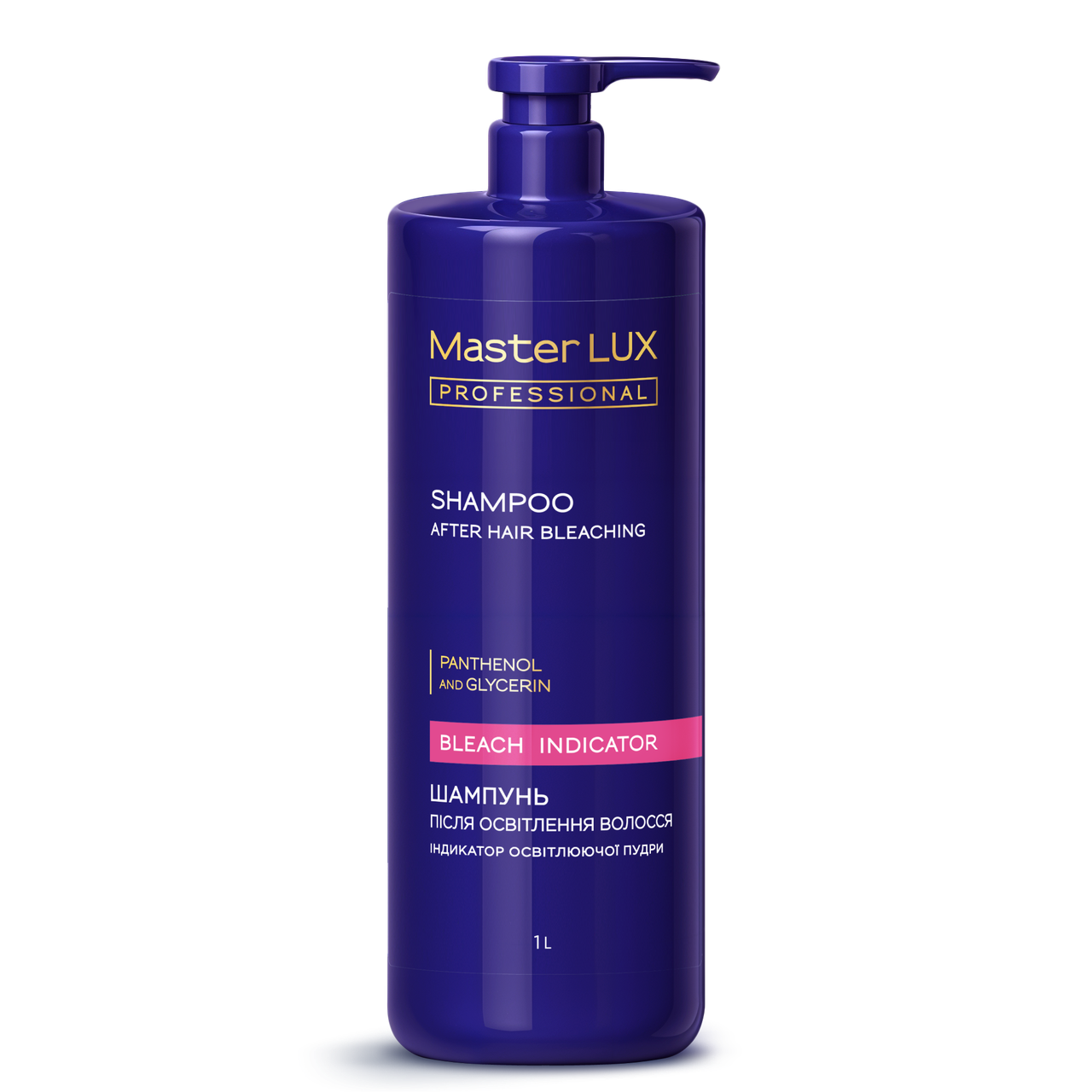 Шампунь після освітлення волосся Master LUX BLEACH INDICATOR 1000 мл (90140901)