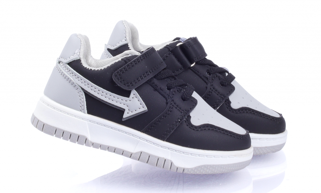 Кроссовки для мальчиков р. 25 Черно-серый (11)