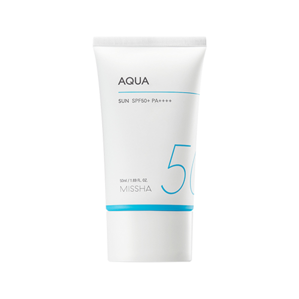 Гель Missha All-Around Safe Block Aqua Sun Gel SPF50+ PA +++ сонцезахисний водостійкий оновлена версія 50 мл - фото 1