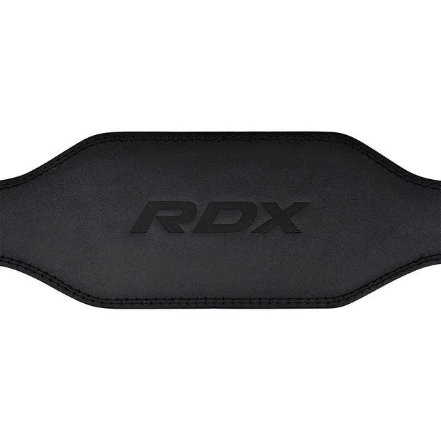 Пояс для тяжелой атлетики RDX 6 Full кожаный XXL Black - фото 4