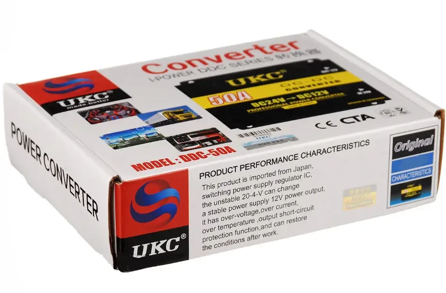 Перетворювач напруги UKC Converter DC/DC 24v-12v 50 A (4074) - фото 9