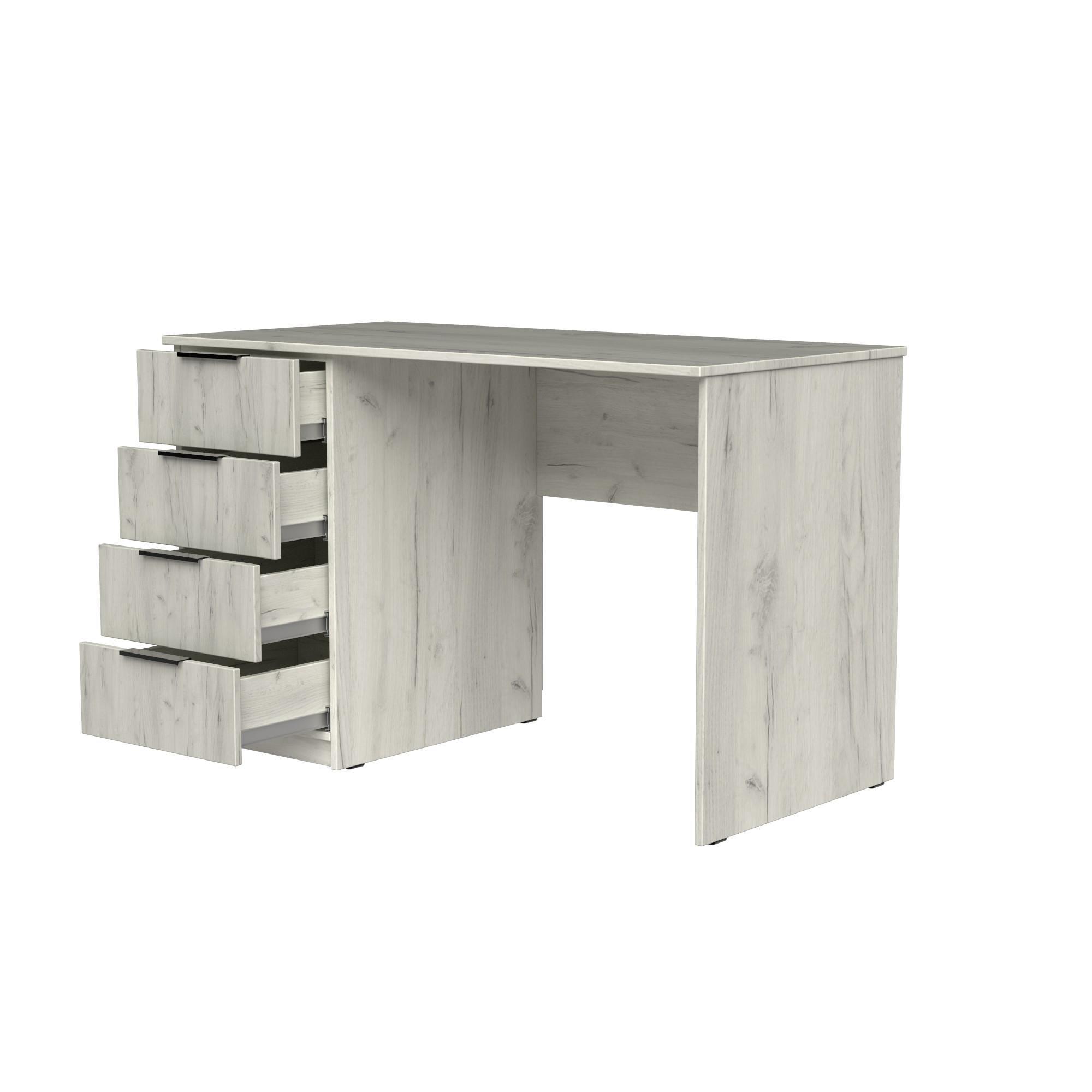 Стіл письмовий СП2 4Я SENAM 750х1100х600 мм ДСП Дуб Крафт Білий - фото 4 Стіл письмовий СП2 4Я SENAM 750х1100х600 мм ДСП Дуб Крафт Білий - фото 4