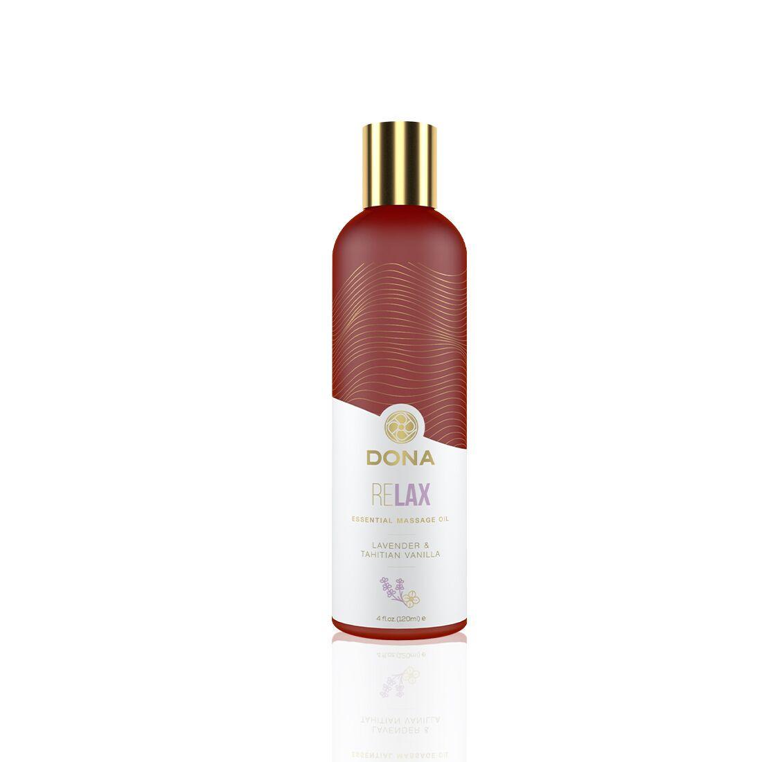 Масло массажное Dona Essential Massage Oil Relax Lavender&Tahitian Vanilla 120 мл (SO2623)