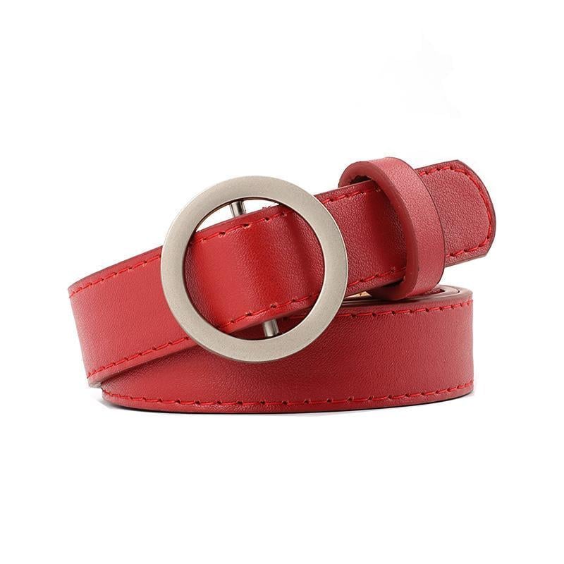 Ремень Aliss Сircle 105 см Red (14008)