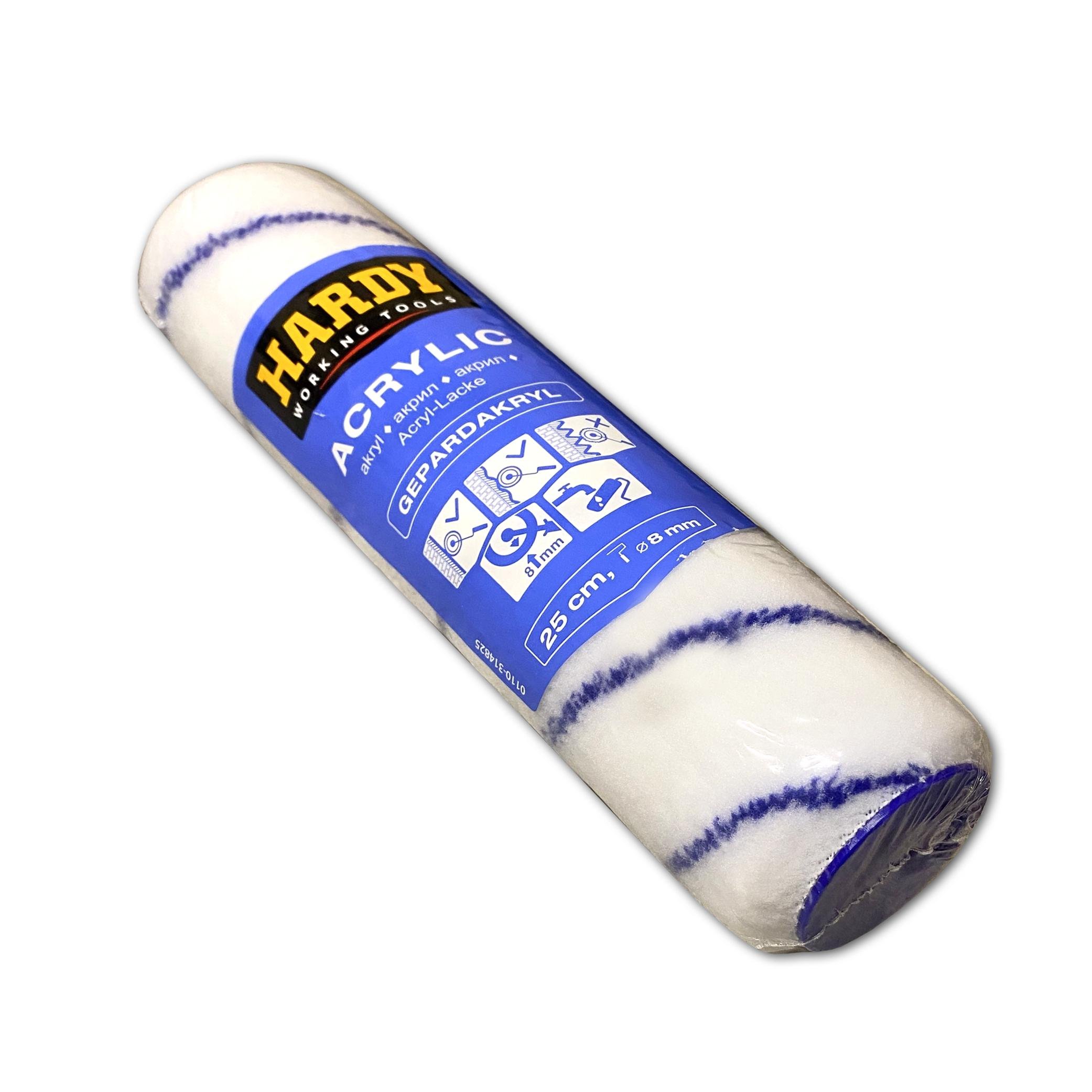 Валик малярний Hardy Gepardakryl поліакриловий 25 см ворс 8 мм d 48 мм (0110-314825) - фото 2 Валик малярний Hardy Gepardakryl поліакриловий 25 см ворс 8 мм d 48 мм (0110-314825) - фото 2