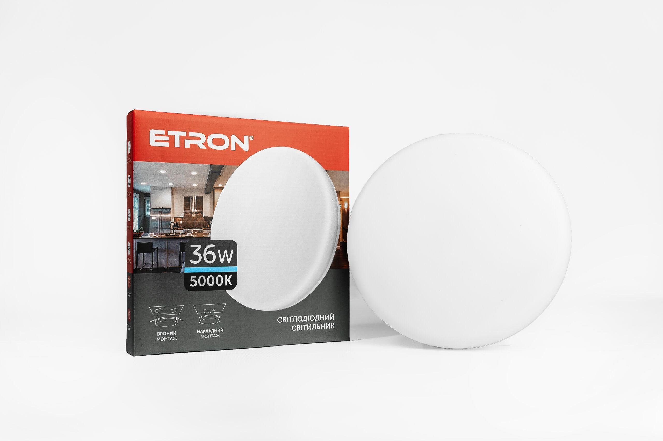 Светильник светодиодный ETRON Multipurpose 36W 5000К ІР20 (1-EMP-714)