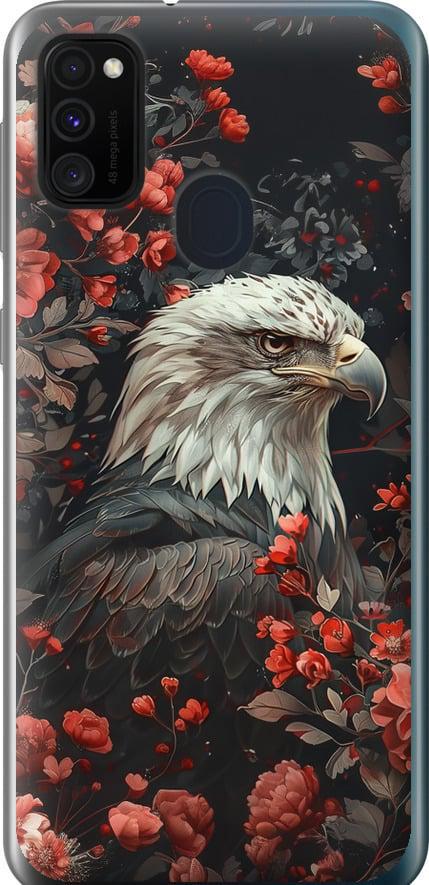 Чехол на Samsung Galaxy M21 M215F Цветочный страж (6102u-2016-42517)