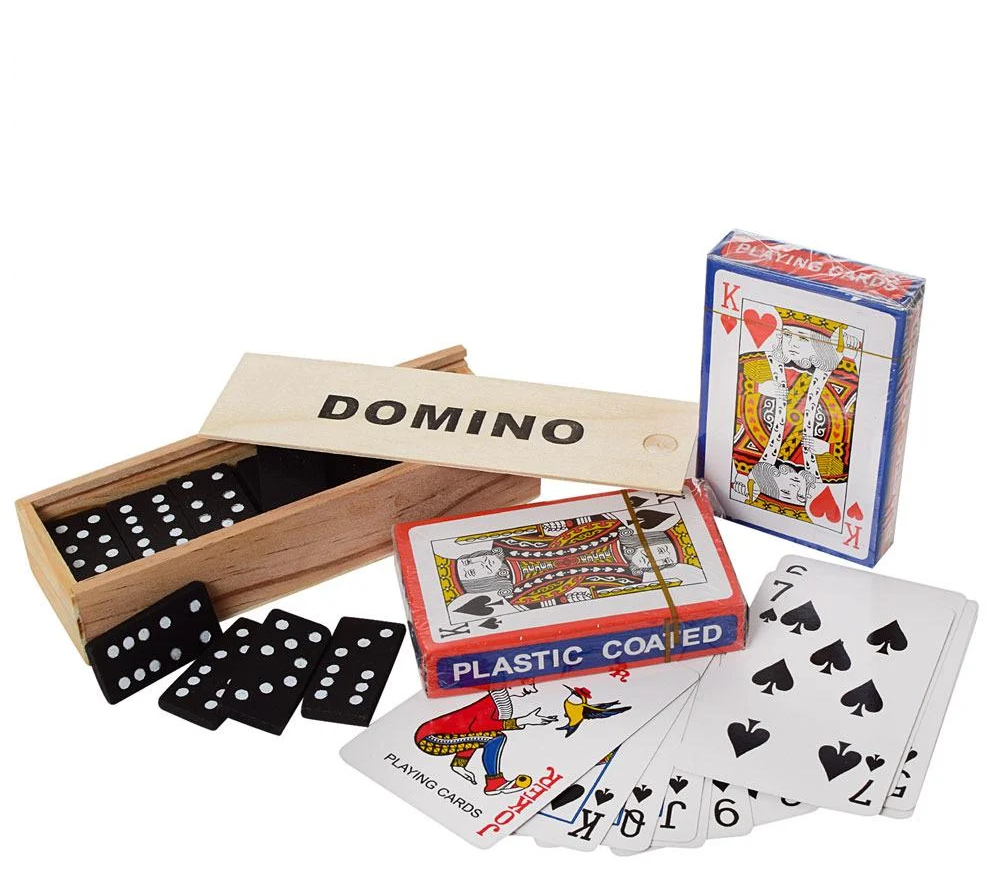 Настольная игра Metr+ Домино и карты (SR-113-N-676) Настольная игра Metr+ Домино и карты (SR-113-N-676)