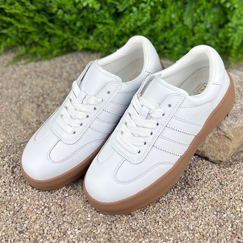 Кеди жіночі шкіряні Е-007013-1 p. 40 25,5 см Білий - фото 2