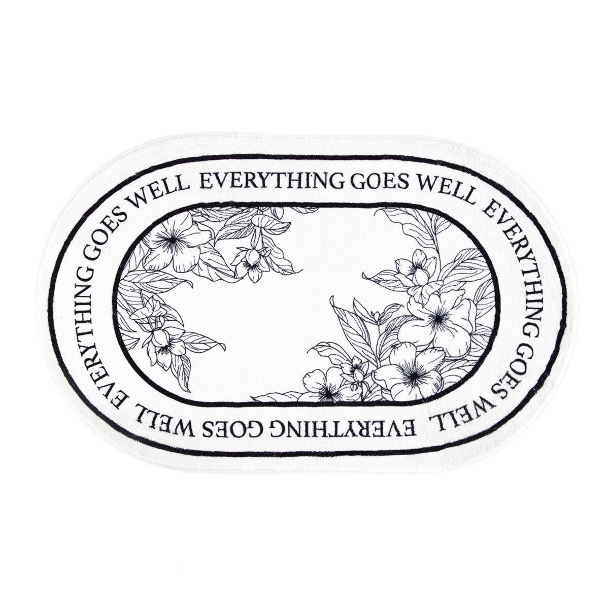 Коврик для ванной комнаты Homla PUELLA 50х80 см принт (231491)