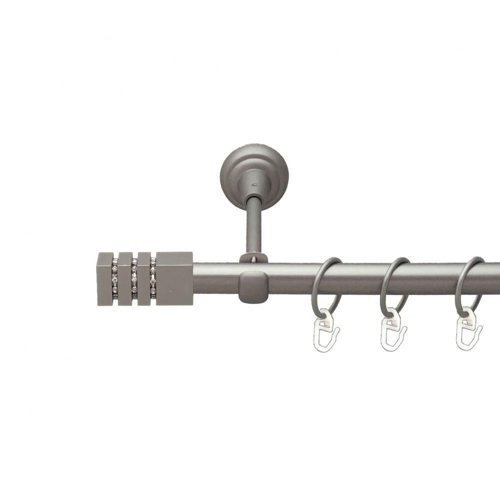 Карниз для штор Orvit Ацтека однорядный гладкий 19 мм 300 см Сатин (00-00015191) Карниз для штор Orvit Ацтека однорядный гладкий 19 мм 300 см Сатин (00-00015191)