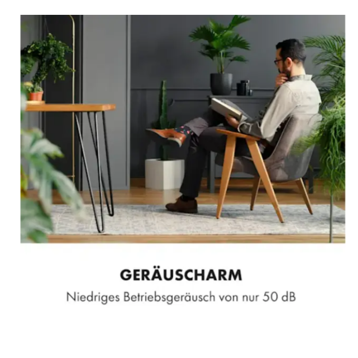 Кондиционер мобильный KLARSTEIN Pure Blizzard Smart 9k 9000 БТЭ/2,6 кВт дистанционное управление (10035807) - фото 8 Кондиционер мобильный KLARSTEIN Pure Blizzard Smart 9k 9000 БТЭ/2,6 кВт дистанционное управление (10035807) - фото 8