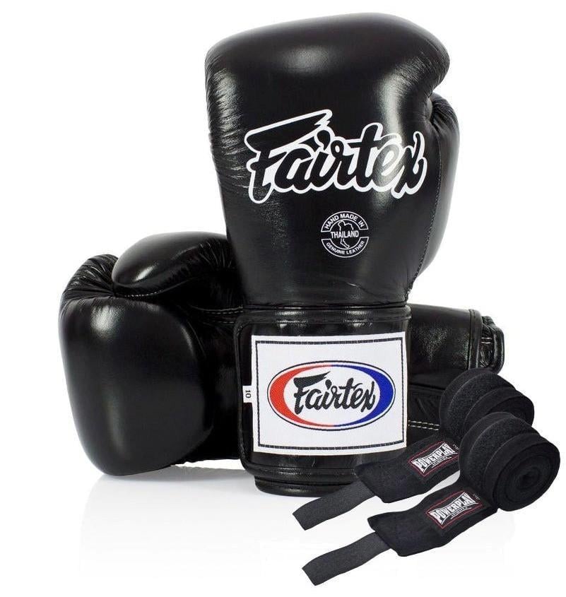 Боксерские перчатки FAIRTEX BGV5 10 бинтов бинтов в комплекте Black (3070041667)