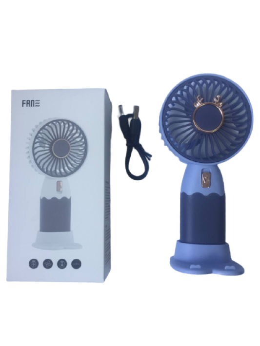 Вентилятор портативний акумуляторний USB Синій (eb4ad447) - фото 2 Вентилятор портативний акумуляторний USB Синій (eb4ad447) - фото 2