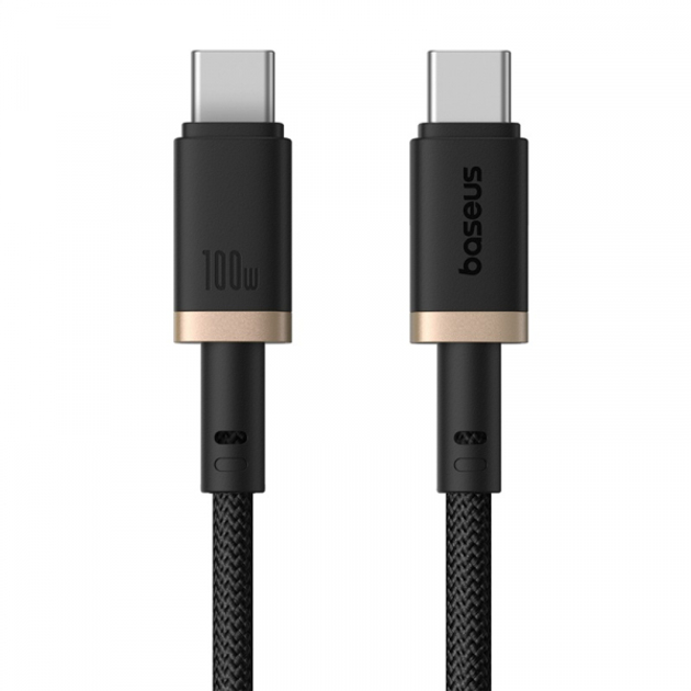 Кабель BASEUS Dura Series Cable Type-C to Type-C P10377803U01-00 100W 1 м Black/Gold