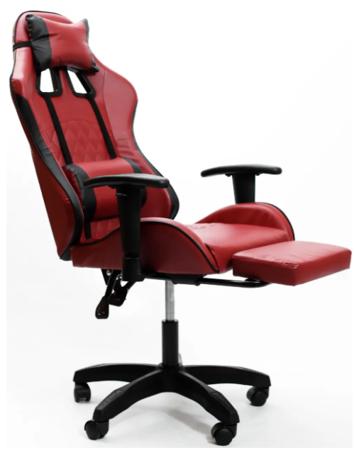 Кресло геймерское Raptor red с подставкой для ног/эргономичной спинкой - фото 8 Кресло геймерское Raptor red с подставкой для ног/эргономичной спинкой - фото 8