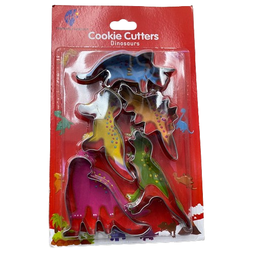 Форма для печенья Stenson R91878 Dino 5 шт. 16х26 см