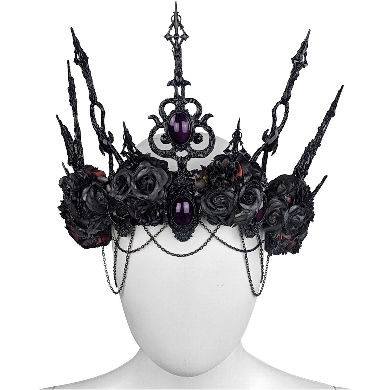 Корона Seta Decor Королева Гертруда (24-549BLK-Plum)