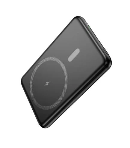 Повербанк HOCO J140A Tony PD20W ultra-thin magnetic 5000 mAh Black (KST-6942007640626)