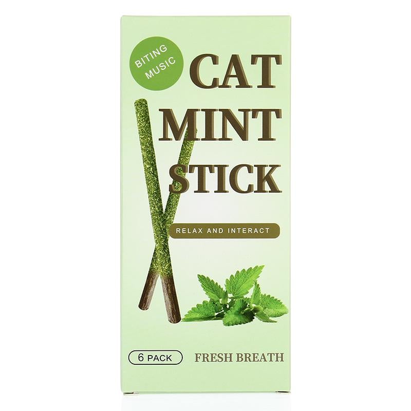 Палочки жевательные для кошек из натурального дерева с кошачьей мятой 6 шт. (29278) Палочки жевательные для кошек из натурального дерева с кошачьей мятой 6 шт. (29278)