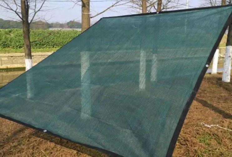 Сетка затеняющая Growtex с люверсами 85% 6х8 м Зеленый