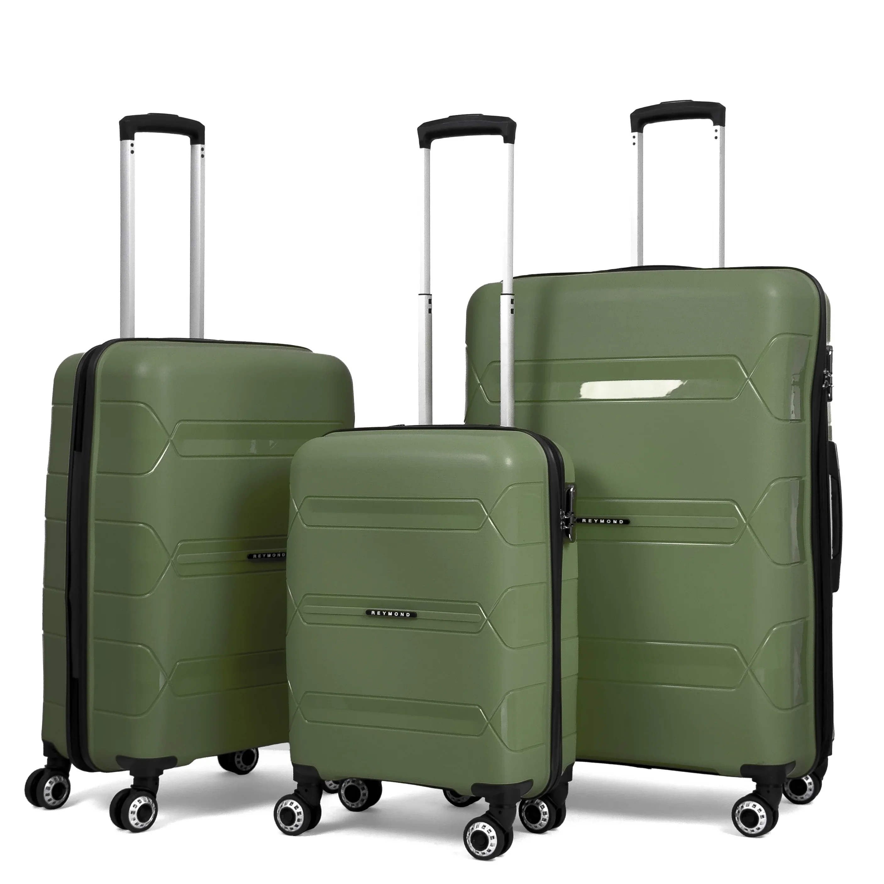 Чемодан Reymond PP006-L полипропилен с расширением на 4-х двойных колесах L 120/10 л - фото 3 Чемодан Reymond PP006-L полипропилен с расширением на 4-х двойных колесах L 120/10 л - фото 3