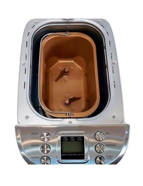 Хлібопічка VIMAR VBM 736 1500 г 850 Вт 15 програм Червоний (3773) - фото 7