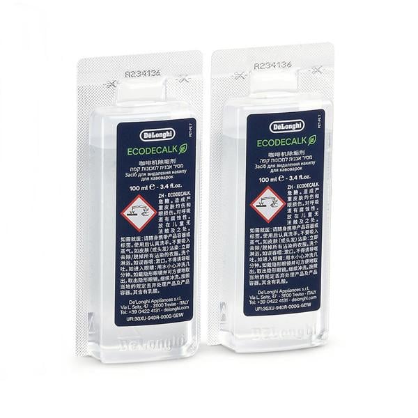 Средство для удаления накипи EcoDecalk DLSC200 для кофемашины DeLonghi 2 шт. х 100 мл (AS00006368)