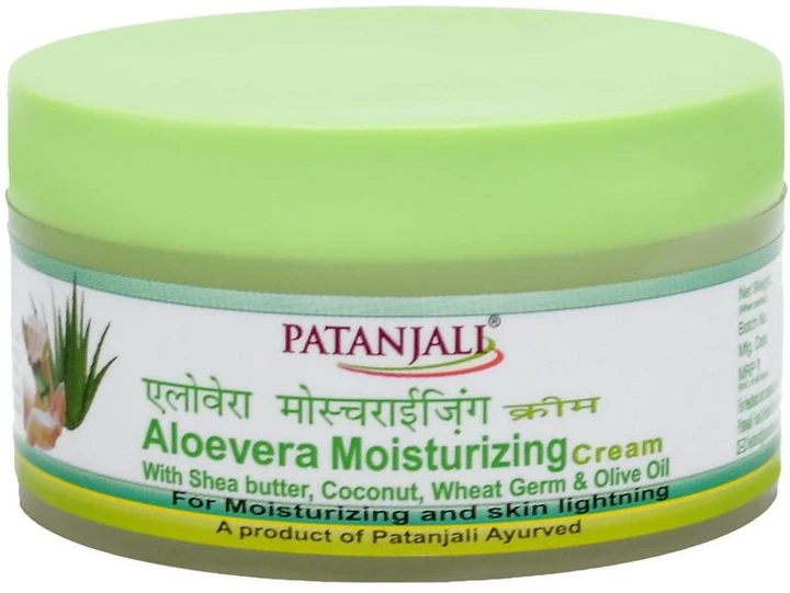 Крем для лица увлажняющий Patanjali из Алоэ Вера 50 г (1968792223)