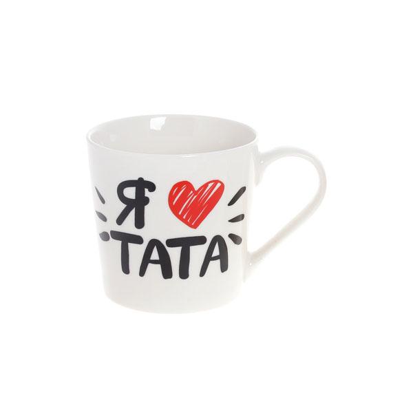 Кружка фарфоровая BonaDi Супер Тато 1 350 мл (380-447)