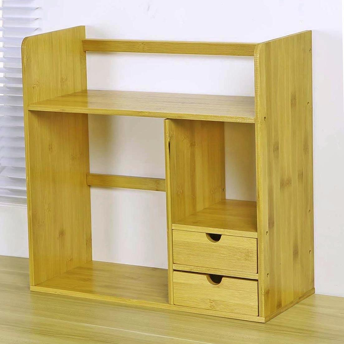 Полка-надстройка настольная из дерева Лафорс карри (АКД-010303)