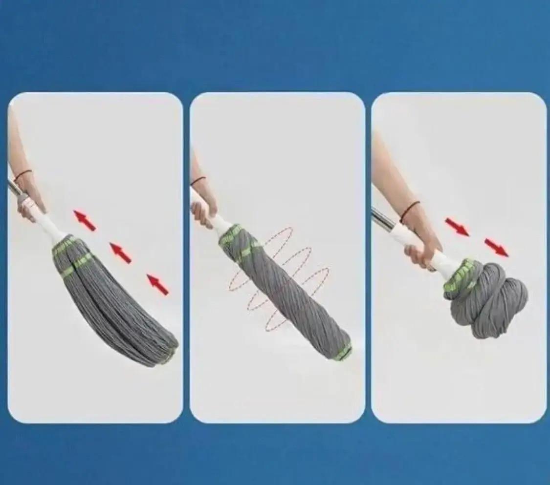 Швабра для сухой и влажной уборки самоотжимается (SHV-222) - фото 6 Швабра для сухой и влажной уборки самоотжимается (SHV-222) - фото 6