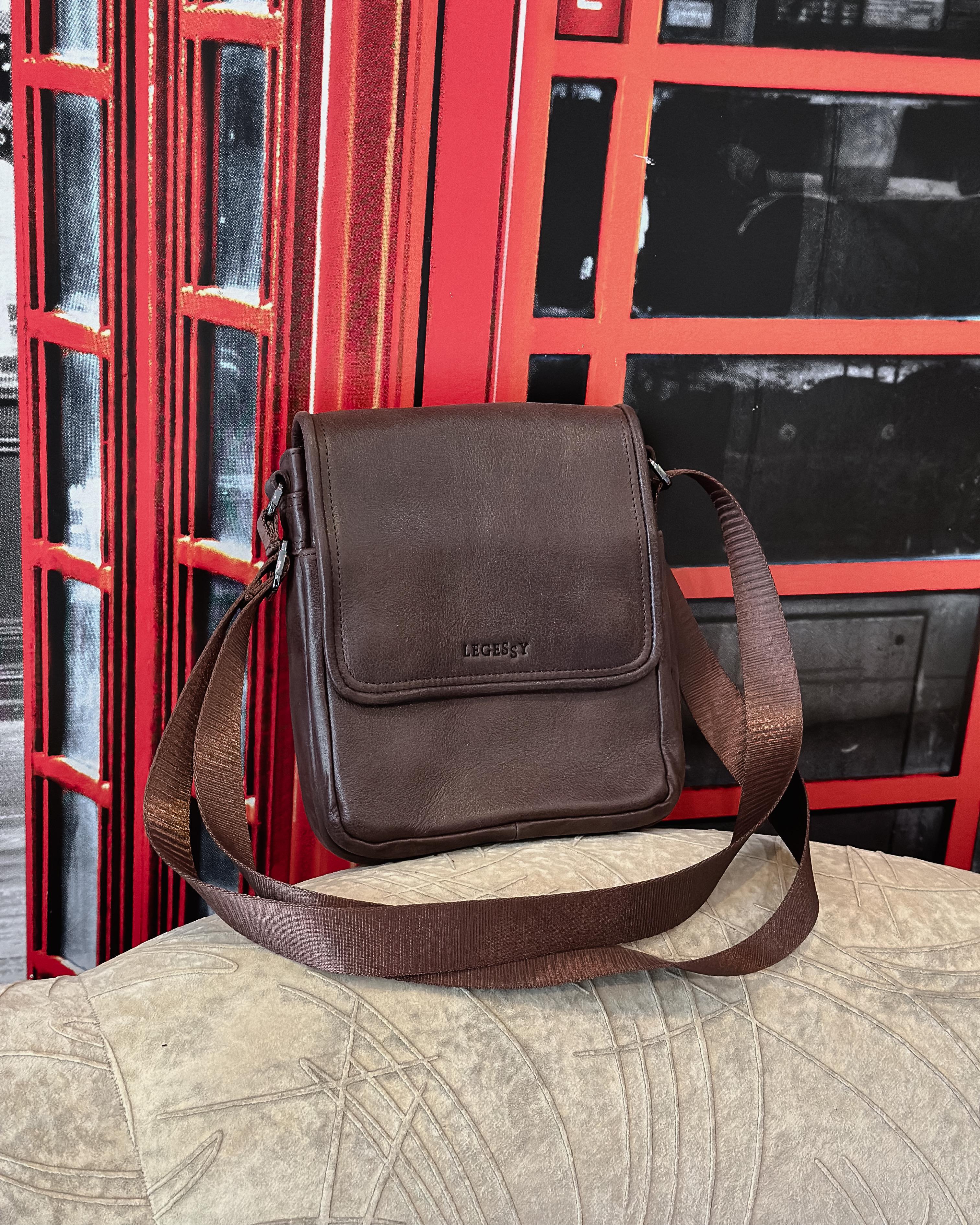 Сумка из натуральной кожи Kr 315-2 Brown