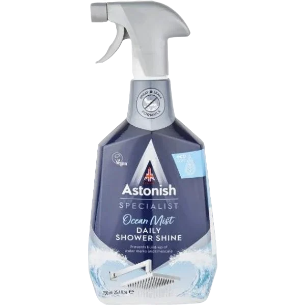 Средство для мытья душевых кабин Astonish Daily Shower Shine 750 мл (НФ-00005360)