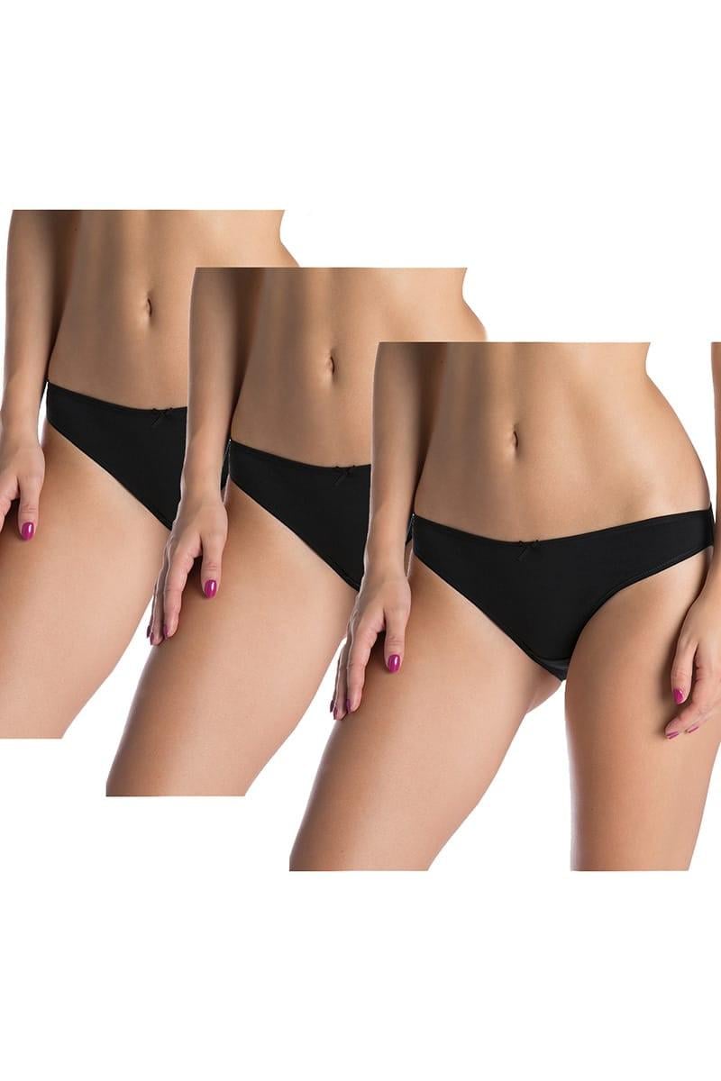 Трусики сліп Lama р. 4/L 3 шт. Чорний (70552)