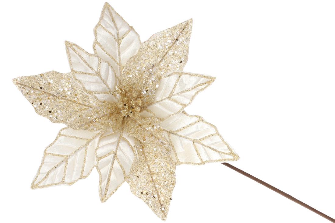 Декоративный цветок BonaDi Пуансеттия (807-225)