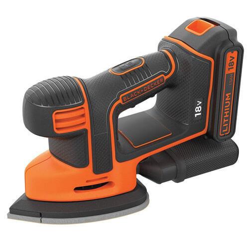 Шліфувальна машинка Black&Decker BDCDS18 18 В 110 мм вібраційна (BDCDS18) - фото 1