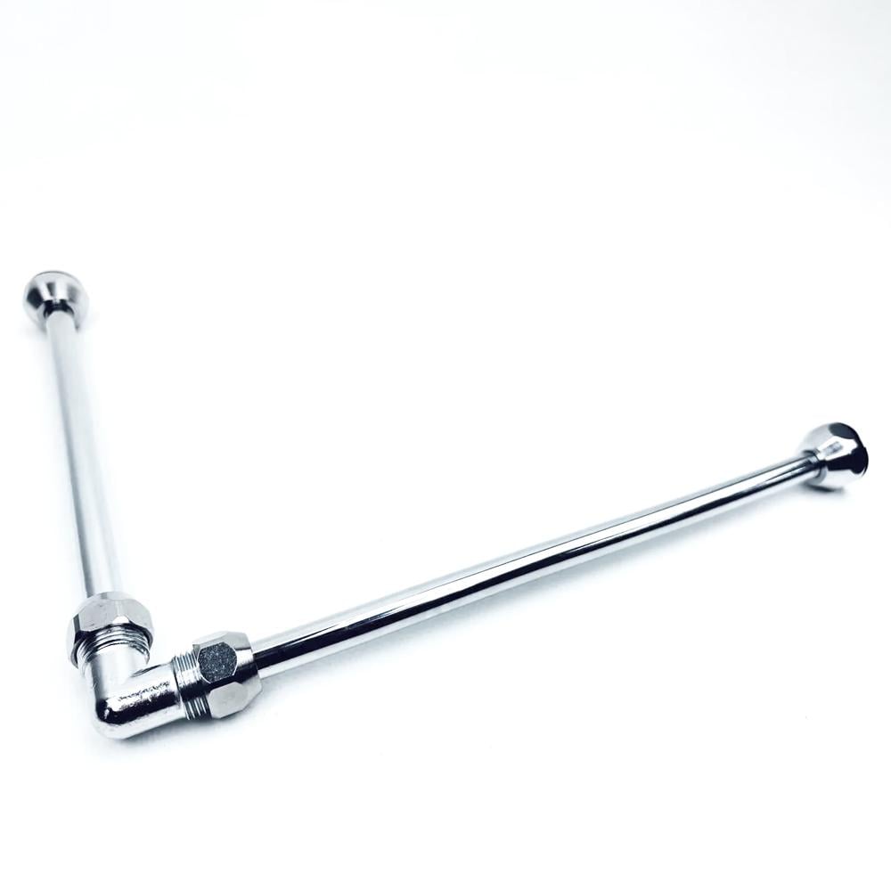 Підводка гнучка хромована мідна Flexy 45 см 20+25 бумеранг XXL d 10 мм 1/2"ВВ Chrome - фото 3