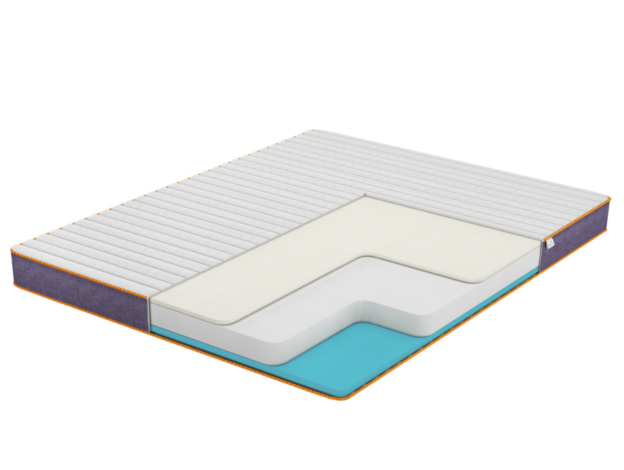 Матрас ортопедический Family Sleep Aster Flowers Collection беспружинный 100х100 см (31961264)