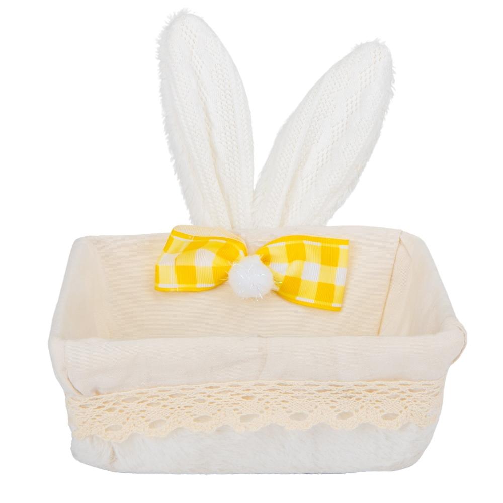 Корзина пасхальная Elisey Ушки 19 см Бежевый/Белый (132-81-9109-029) Корзина пасхальная Elisey Ушки 19 см Бежевый/Белый (132-81-9109-029)