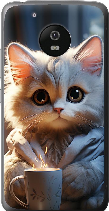 Чехол на Motorola Moto G5 White cat (5646u-832-42517)