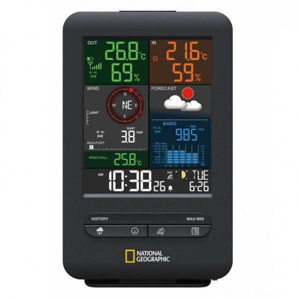 Метеостанція National Geographic Weather Center 5in1 256 Black (9080500) - фото 3