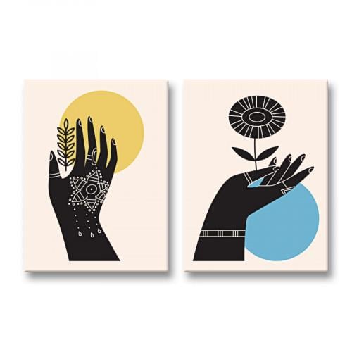 Модульная картина Прикосновение Природы 153x100 см (MK21242)