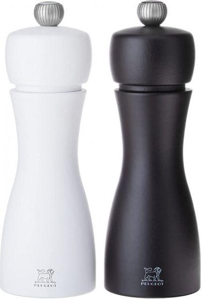 Набор блинов для соли и перца Peugeot Tahiti 15 см Black/White (2/24260)