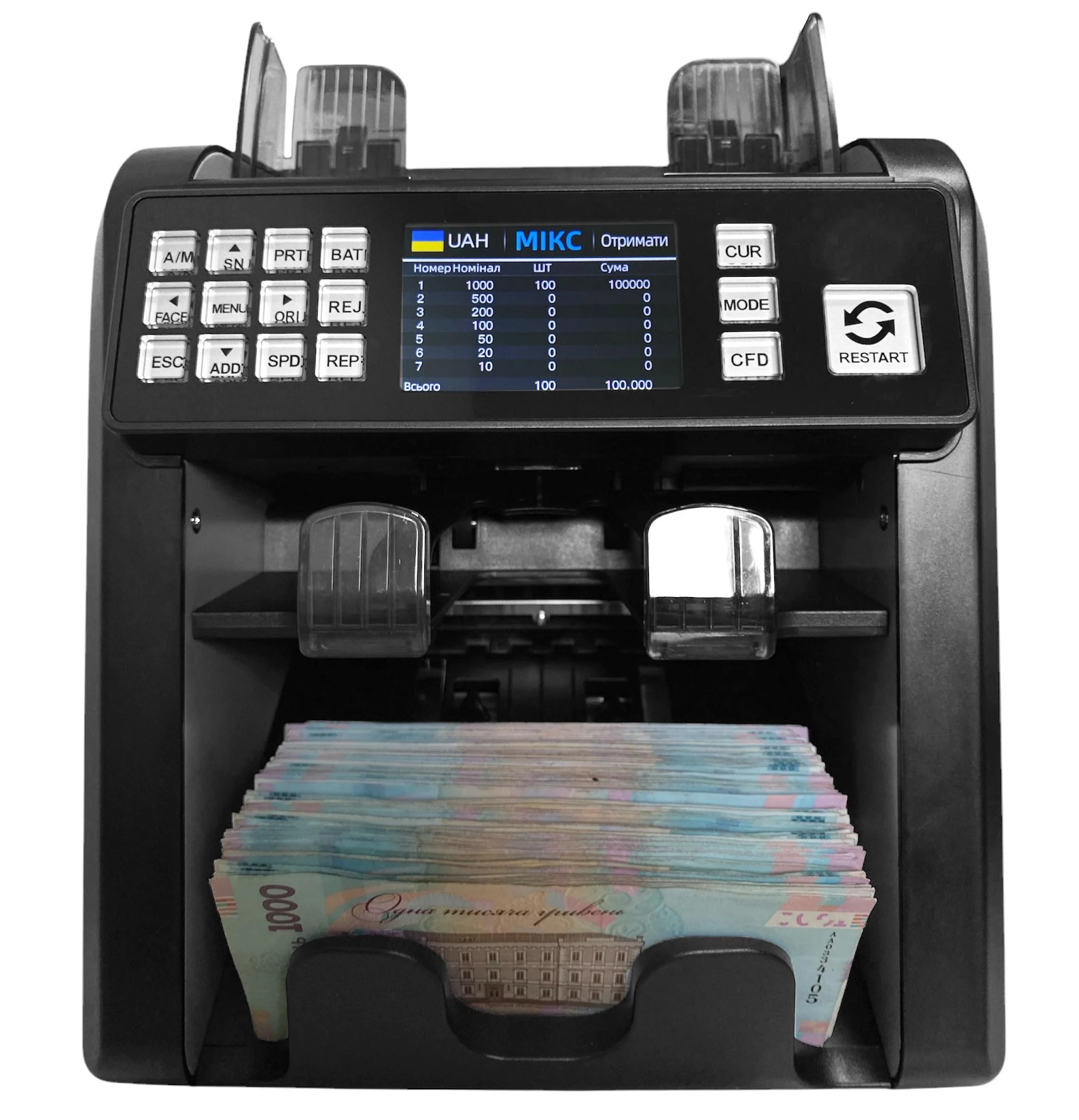 Счетчик банкнот Bcash DUAL CIS (MVC750)